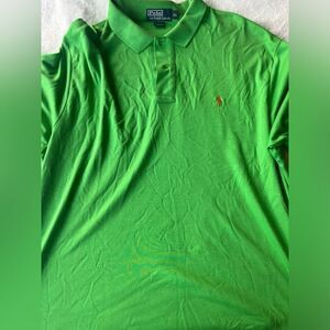 Polo by Ralph Lauren Polo Shirt Men's Size XL Green/Flesh Horse Classic Fit
